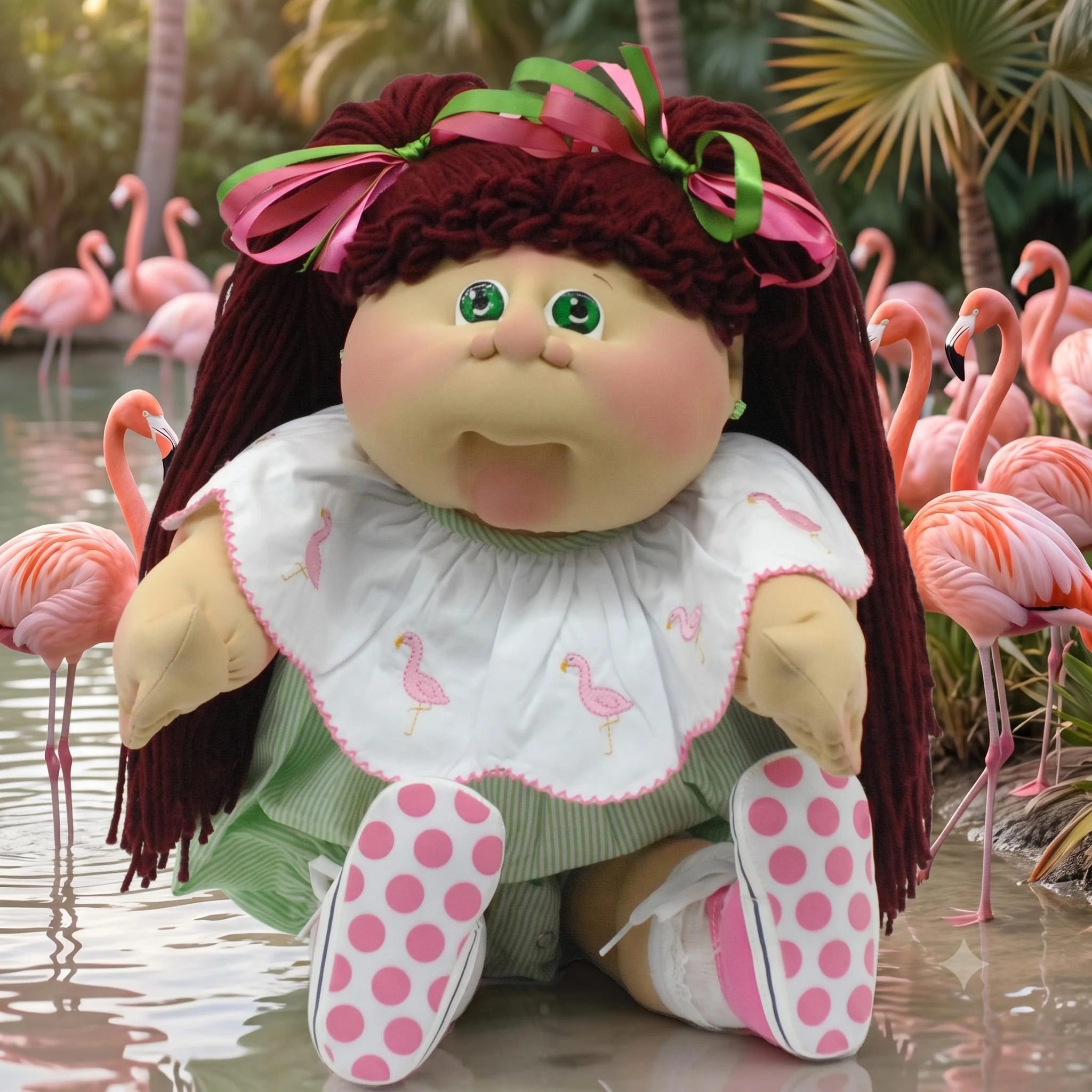 Hand-stitched Cabbage Patch Kids